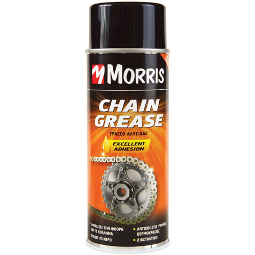 CHAIN GREASE SPRAY 400ml Morris Deco