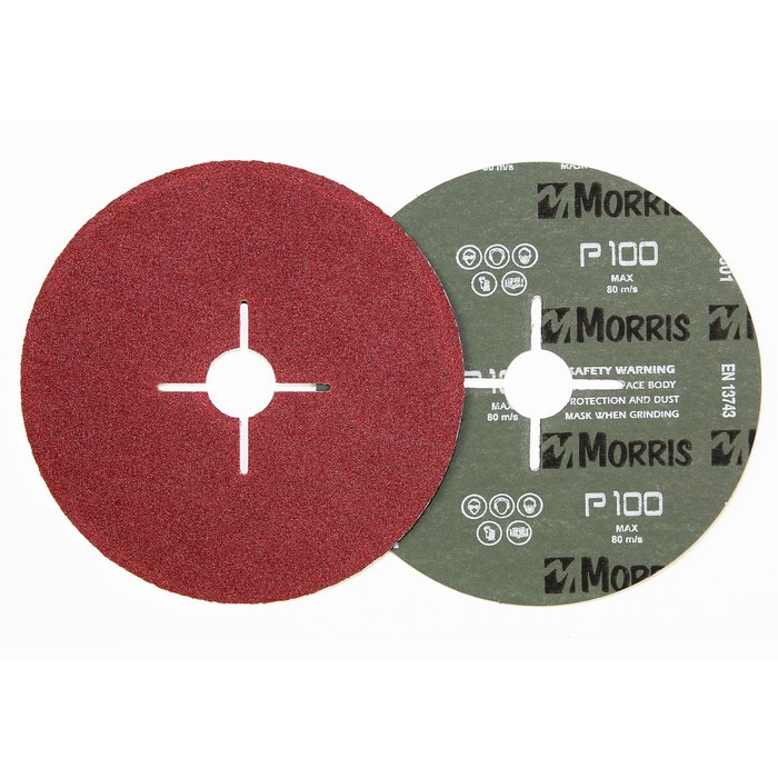 FIBER DISC RED 115mm Morris Deco